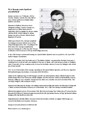 A preview of a PDF biography for Spofford, George Lewis